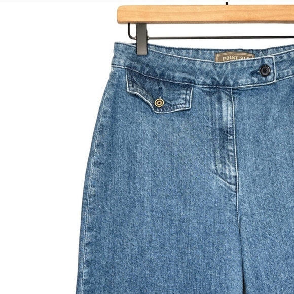 /J Crew/Point Sur | Wide Leg Crop Jeans Sz 31 - Picture 5 of 8